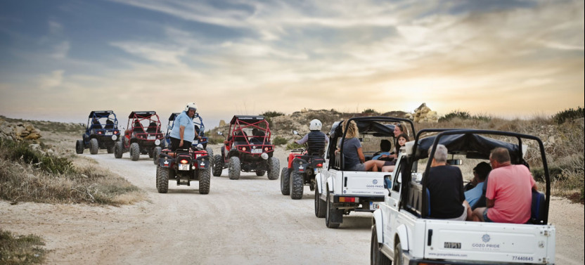 Sunset Quad Bike Tour with Comino Stop