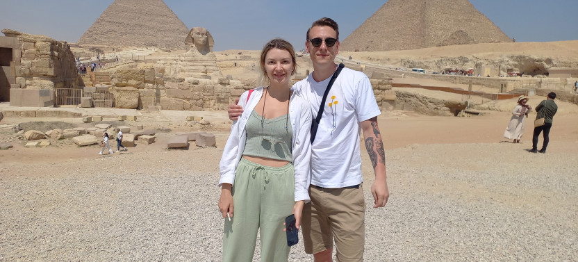 Private Guided Giza Pyramids Sakkara and Dahshur Pyramids Day Tour