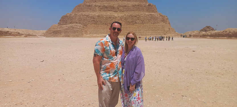 Private Guided Giza Pyramids Sakkara and Dahshur Pyramids Day Tour