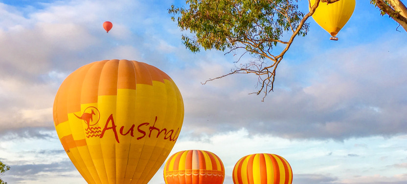 Self Drive Brisbane Classic Ballooning & Vineyard Breakfast
