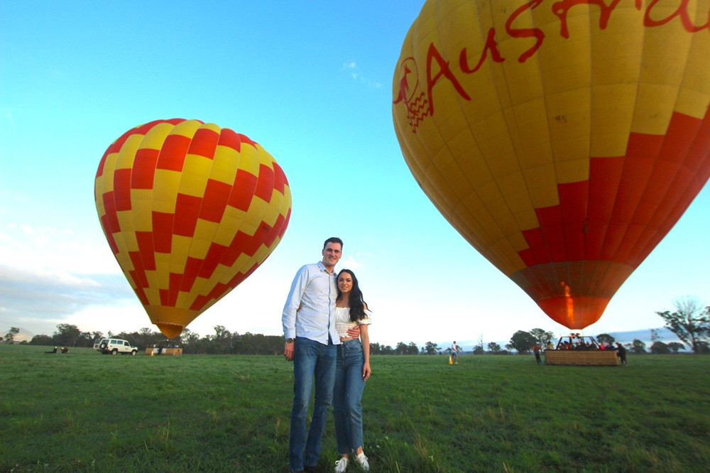 Gold Coast Hot Air Balloon VIP Experience for Two with Private Transfers