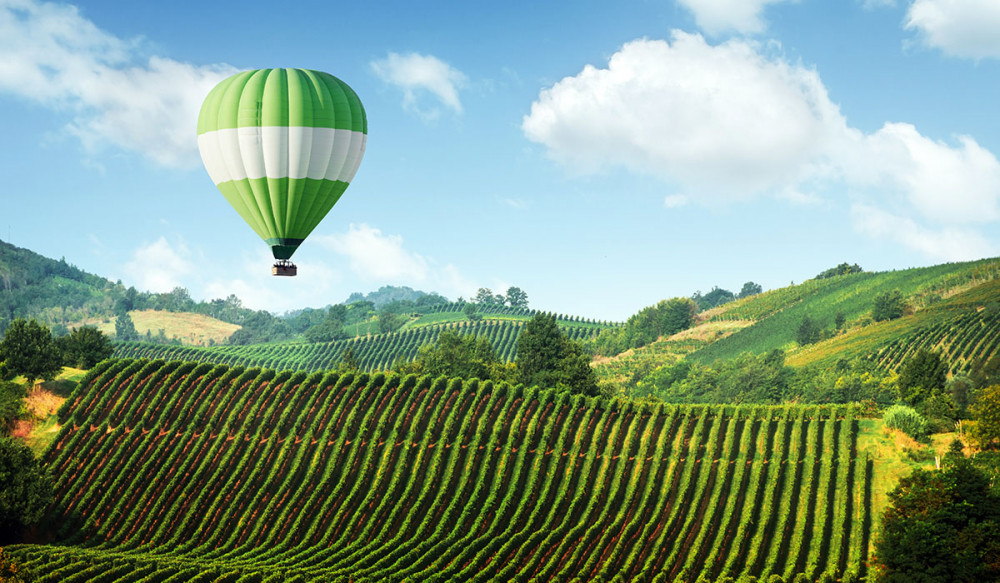 Hot Air Balloon in Tuscany