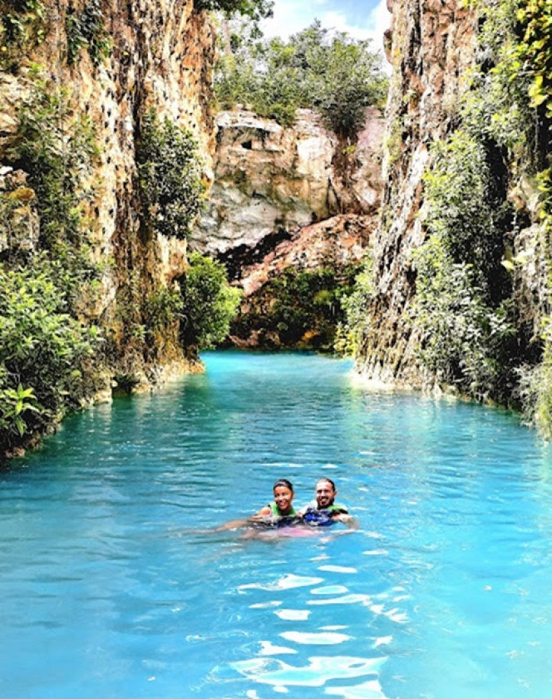 Swim in Santa Bárbara Cenotes + Izamal Town Tour