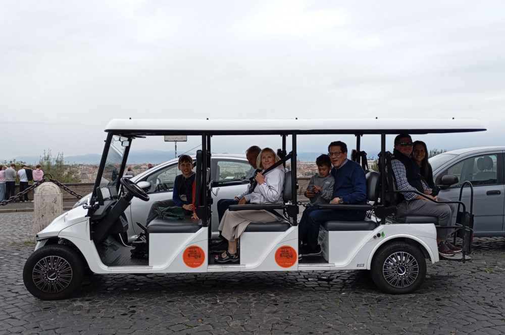 Private: 3 Hours Panoramic Tour of Rome By Golf Cart