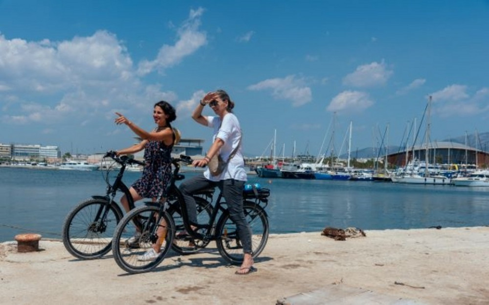 Sight Sea Coastline on eBike