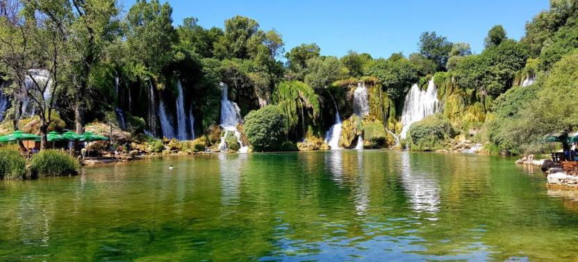Private Luxury Tour to Kravice Waterfalls with Medugorje or Mostar
