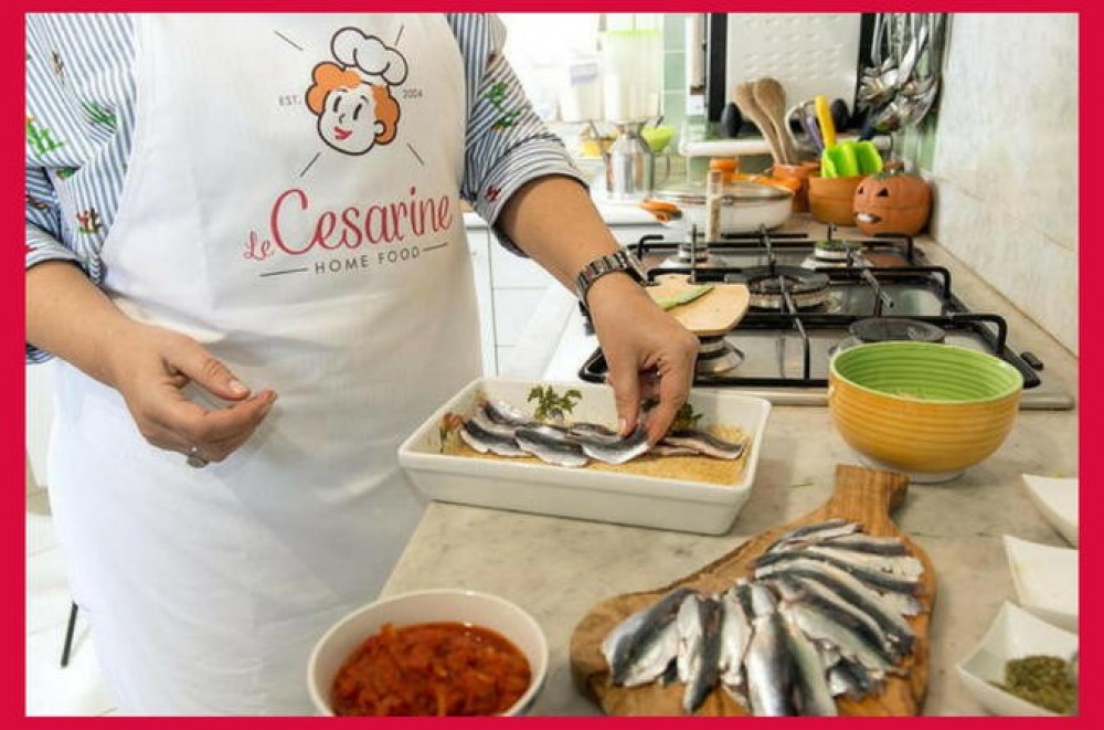 Private Cooking Class at Cesarina's Home with Tasting in Palermo