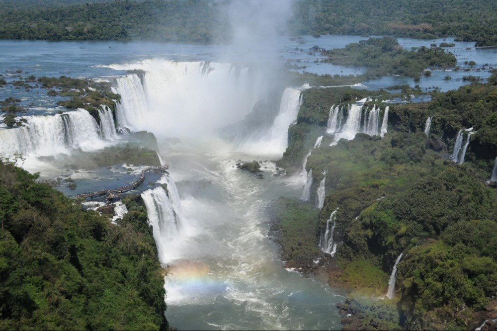 Brazilian Falls with Bird Park