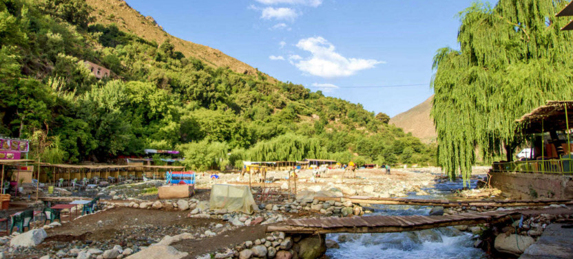 A Day Trip to the Atlas Mountains, Three Valleys, and Waterfalls