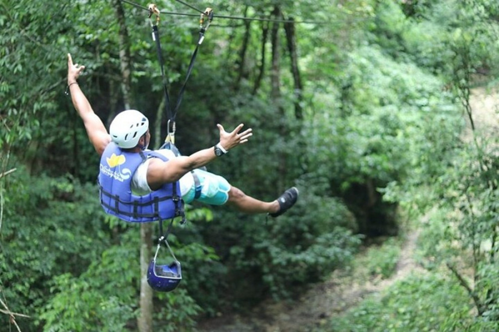 Damajagua Waterfalls, Zipline with Lunch and Hotel Transfer