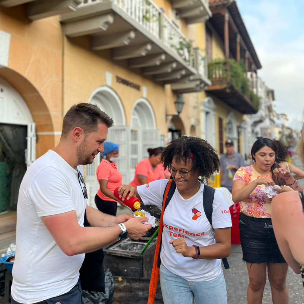 Guided Street Food Tour in Cartagena