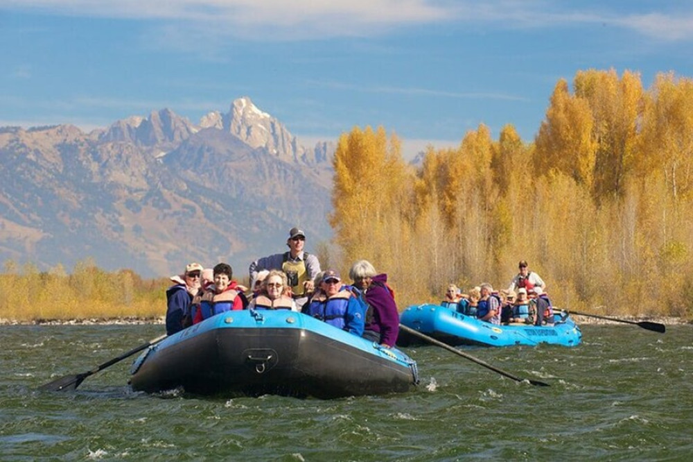 Grand Teton Views 7-Mile Snake River Scenic Float in Jackson