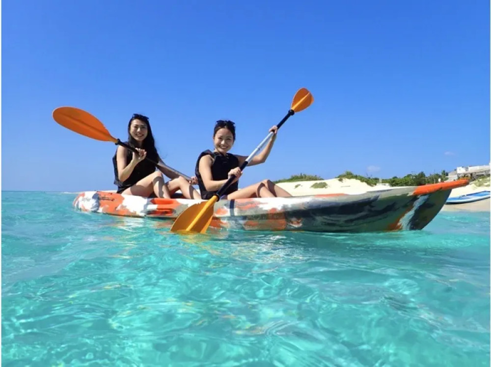 Sea Turtle Snorkeling, Pumpkin Cave Caving & Kayaking in Miyakojima