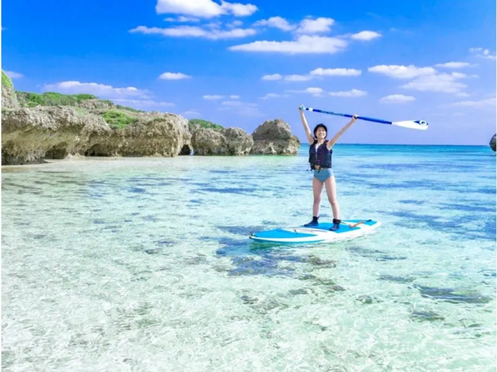 SUP and Canoe Adventure with Pumpkin Cave Exploration in Miyakojima