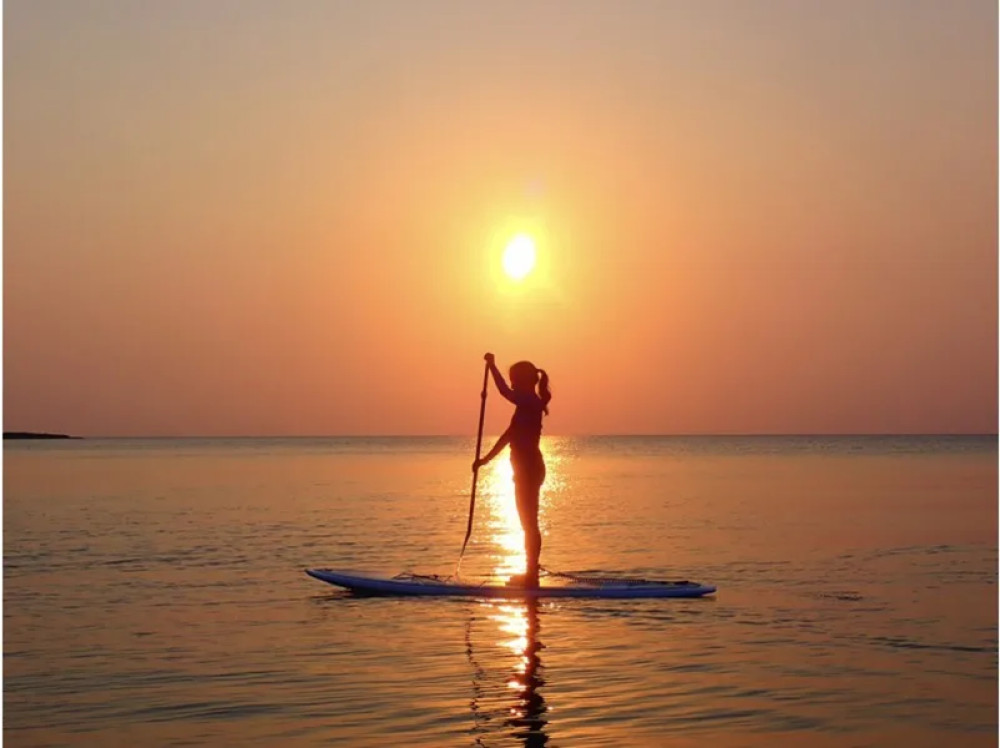 Early Morning Sunrise SUP or Canoe Experience in Miyakojima