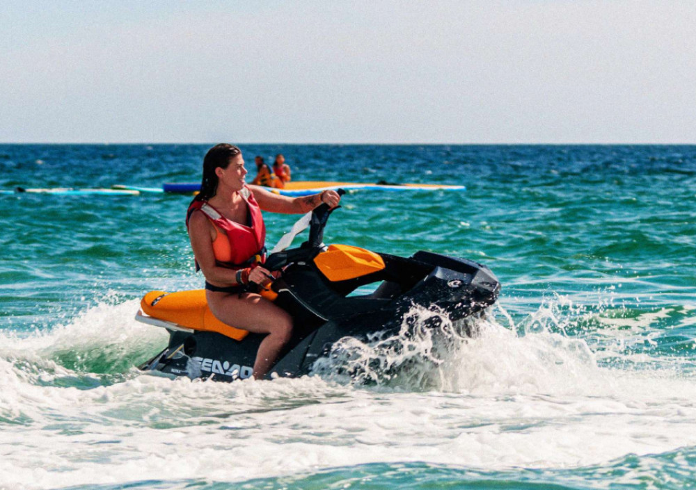 Jet Ski and Snorkel Combo Adventure at Chileno Bay from Hilton Beach