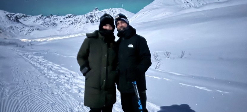 Alaska Nighttime Adventure with Campfire, Snowshoe Hike, and Homemade Pizza