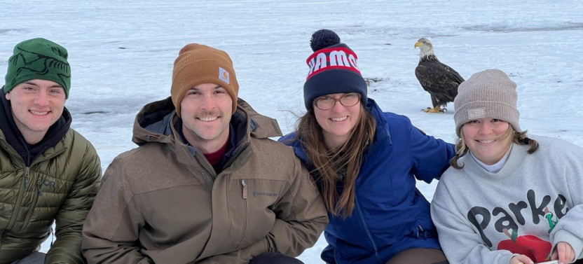 Alaska Nighttime Adventure with Campfire, Snowshoe Hike, and Homemade Pizza