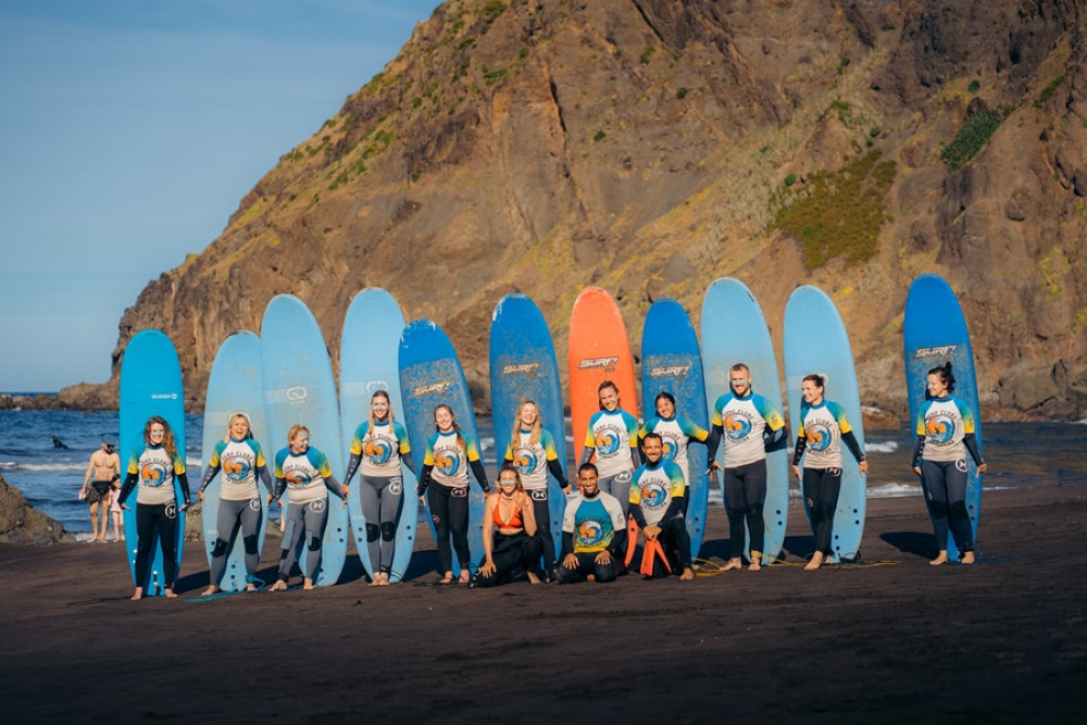 Group Surf Lesson with Transport Included