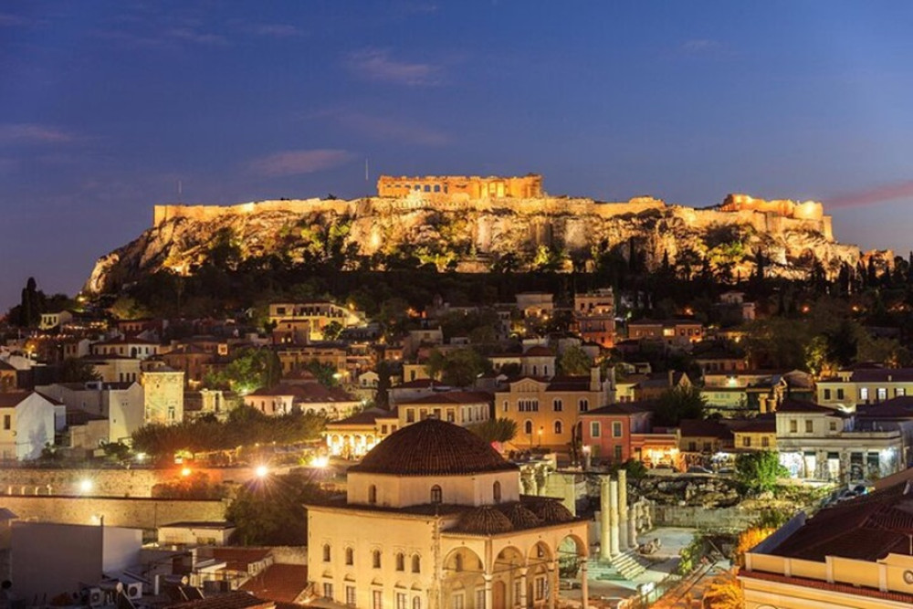 Athens by Night by Minivan