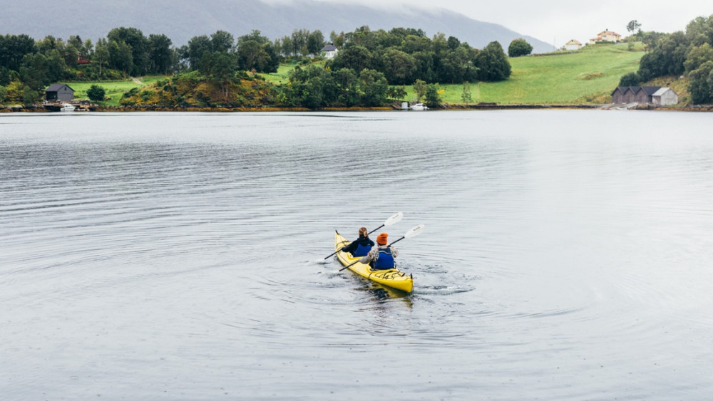 Kayak Glomset Bay From Storfjord