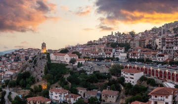 A picture of Explore Delphi and Meteora - 2 Day Private Tour from Athens by sedan