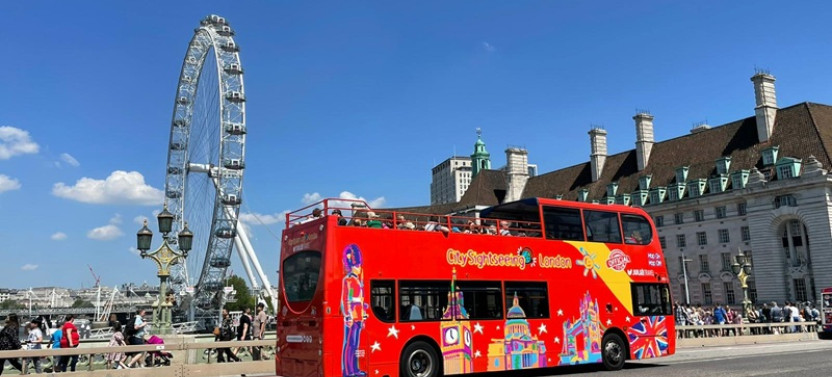 Hop-On Hop-Off London + Thames River Cruise 72-hour Bus + River Cruise