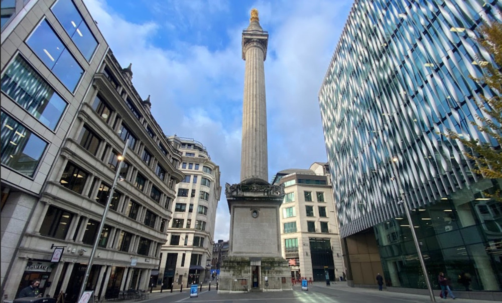 London: Great Fire Monument Ticket & Digital Audio Tour