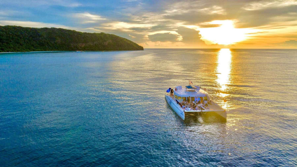 Full-Day Sunset Catamaran Tour from Pattaya