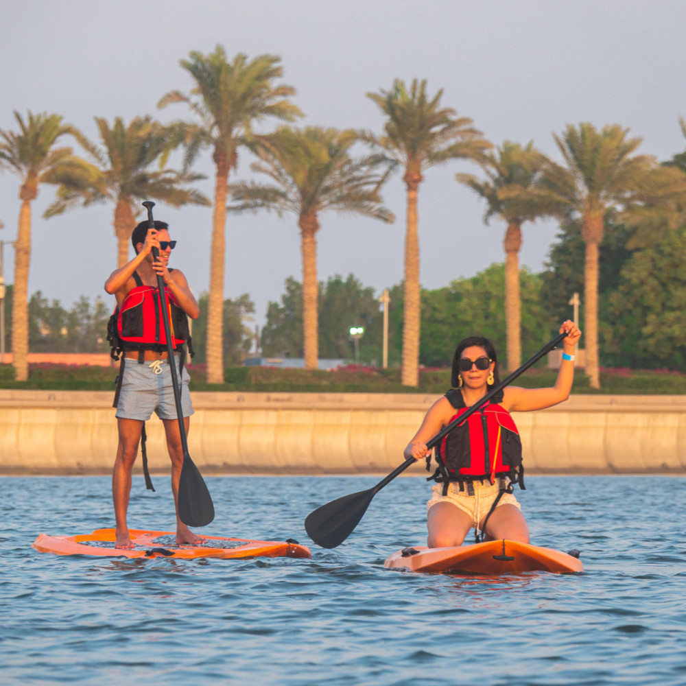 Paddling Around the Museum of Islamic Art Park