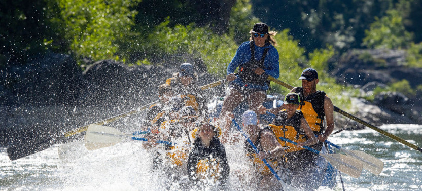 8 Mile Whitewater Rafting Trip (8 Person Raft)