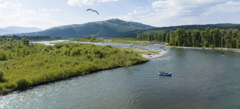 Tetons and Snake River 13 Mile Scenic Float Trip