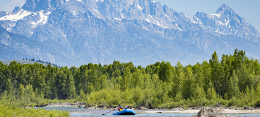 Tetons and Snake River 13 Mile Scenic Float Trip