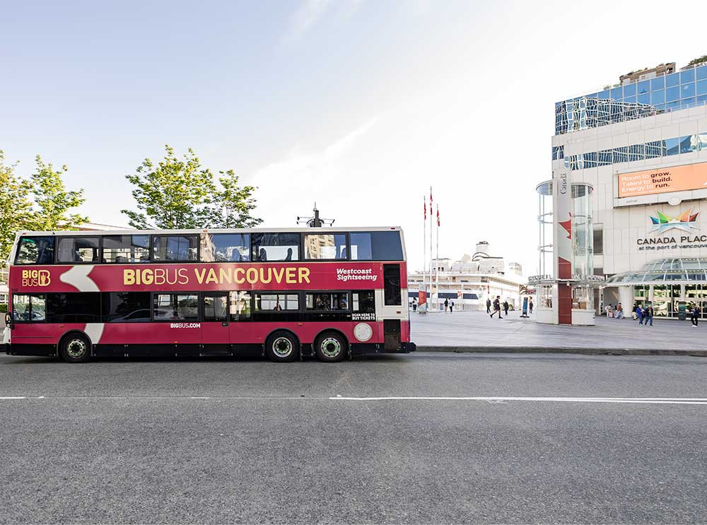 Hop-On, Hop-Off Sightseeing 24hr (Vancouver Discover)