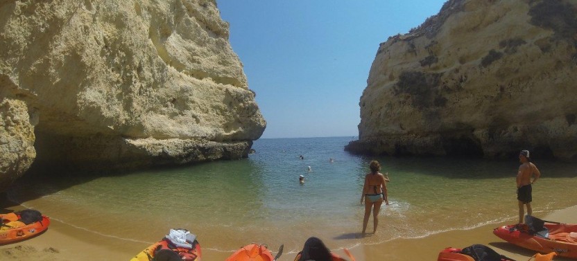 Explore the Algarve Caves & Wild Beaches Kayak Tour