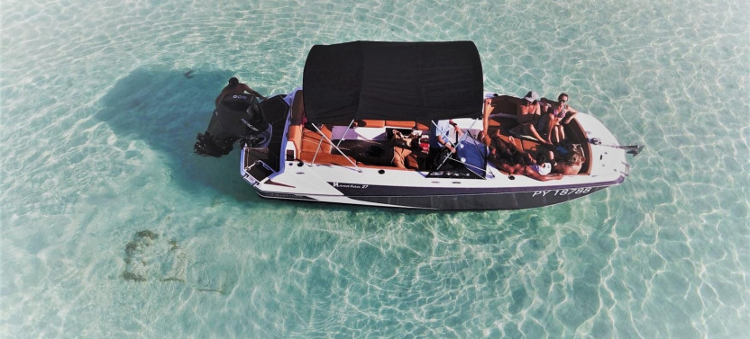 Half Day Small Group Moorea Lagoon Wildlife & Motu Escape Tour