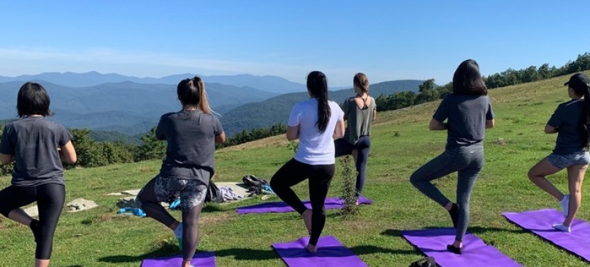 Private Hike & Yoga in Blue Ridge Mountains