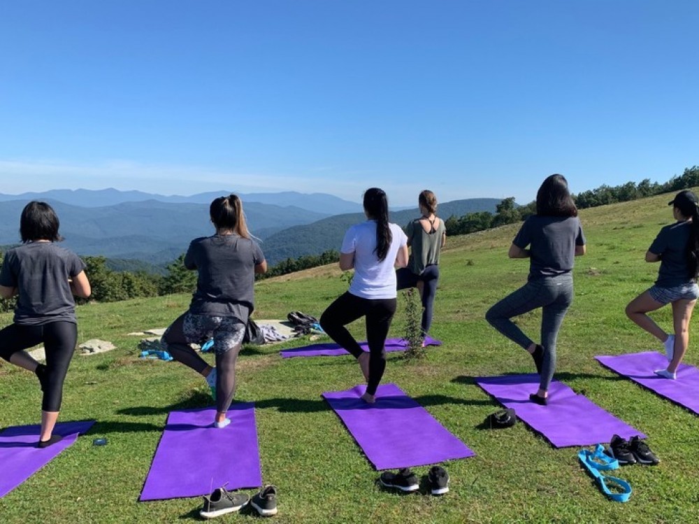 Private Hike & Yoga in Blue Ridge Mountains