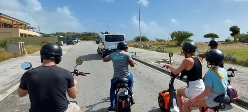 Small Group Electric Scooter Coastal Ride to Beaches and Historic Sites