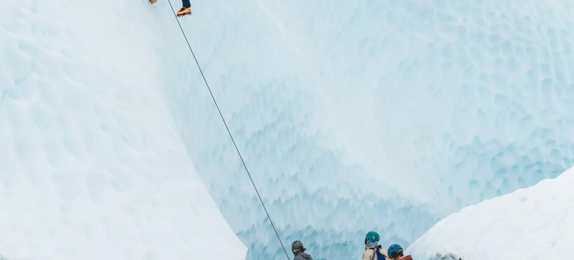 Matanuska Glacier Backcountry Ice Climb