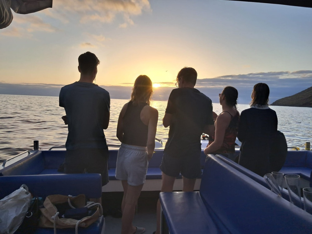 Golden Hour Sunset Cruise with Snacks & Champagne on Madeira’s Coast