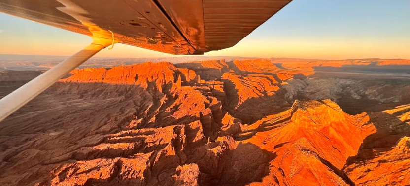 Sunset Airplane Tour Over Canyon Country & Dead Horse Point