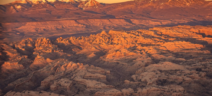 Sunset Airplane Tour Over Canyon Country & Dead Horse Point
