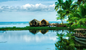 A picture of 3-Day Private Kumarakom Houseboat Cruise & Kerala Village Culture Experienc