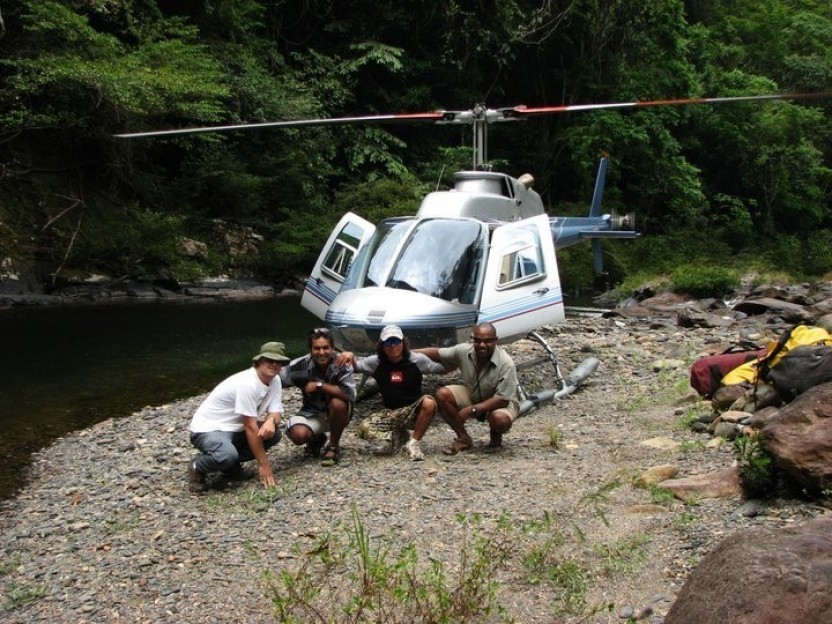 Sibun River Helicopter tour