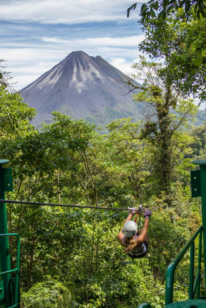 Canyoning & La Fortuna Waterfall Zipline (