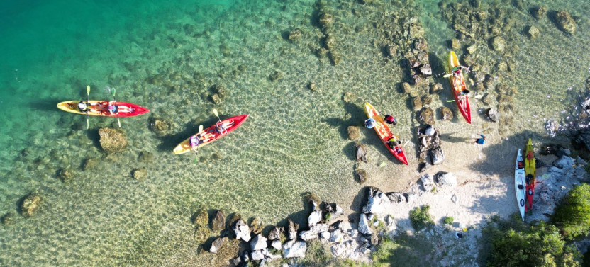 Full-Day Lim Bay Sea Kayaking Adventure with Transfer from Poreč and Vrsar