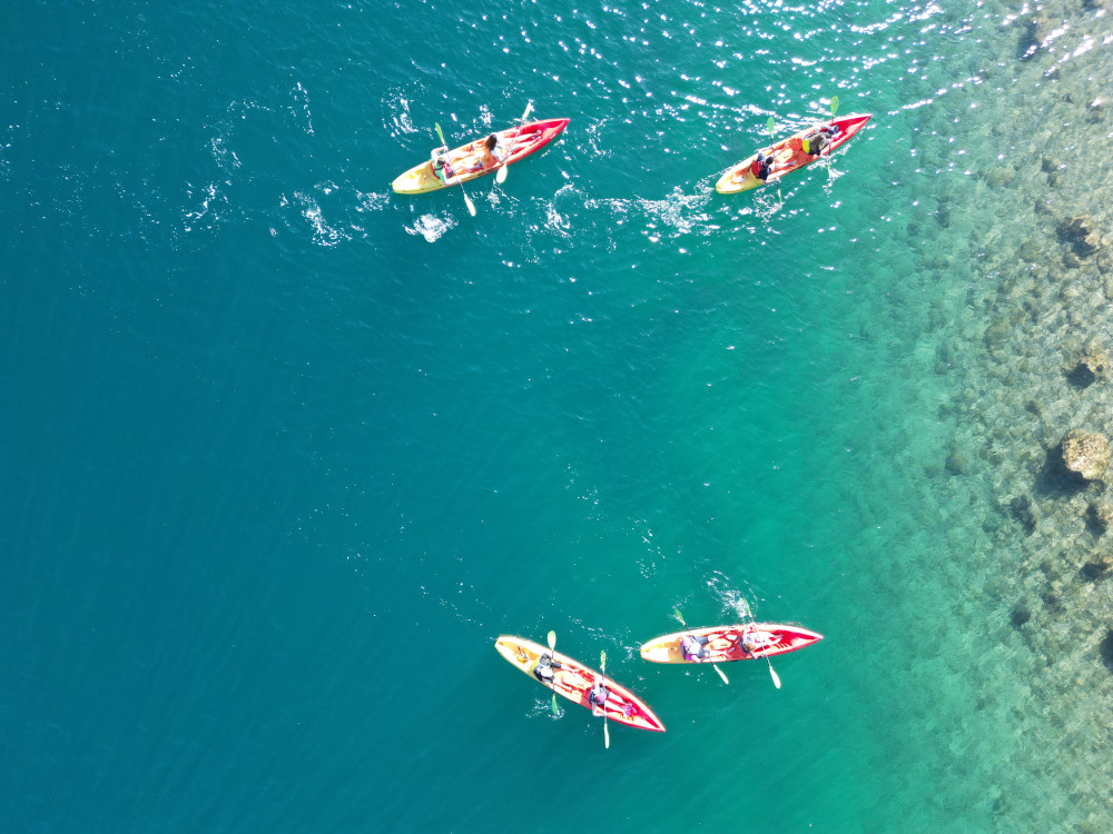 Full-Day Lim Bay Sea Kayaking Adventure with Transfer from Poreč and Vrsar
