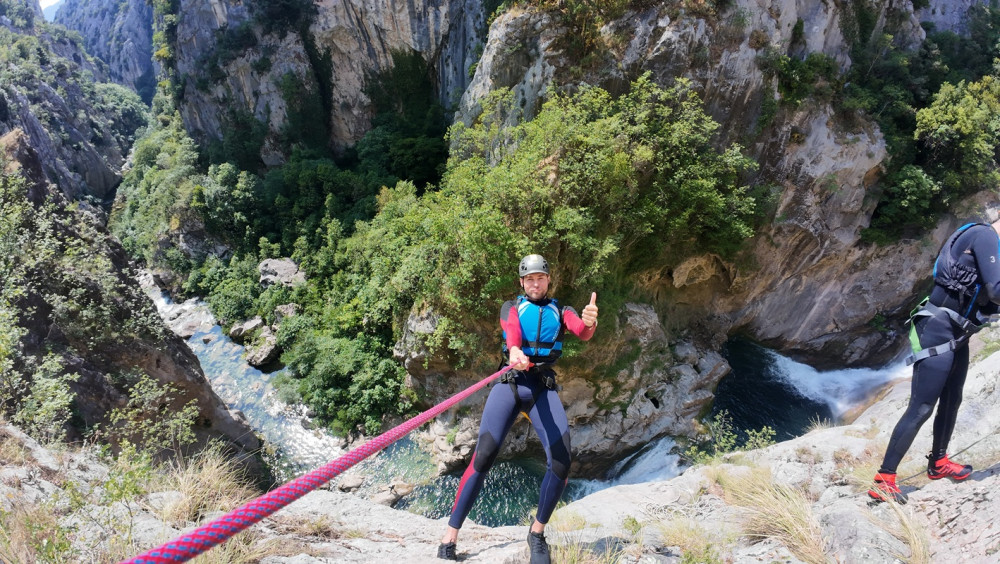 Extreme Advanced Canyoning on Cetina River