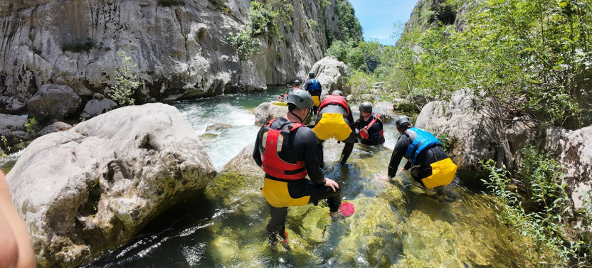 Extreme Advanced Canyoning on Cetina River